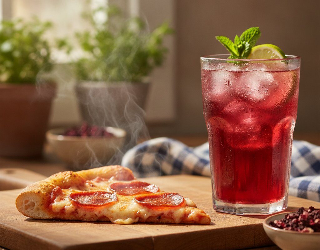 Hot Via — halal pizza drinks