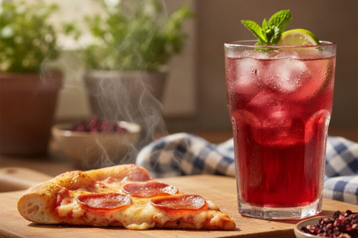 Hot Via — halal pizza drinks